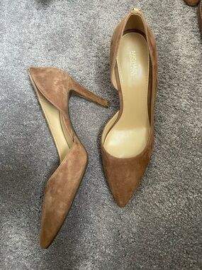 Michael Kors suede heel